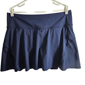 Athleta Ace Tennis 15.5" Jupe-Short Navy Blue Women's Skort Mini